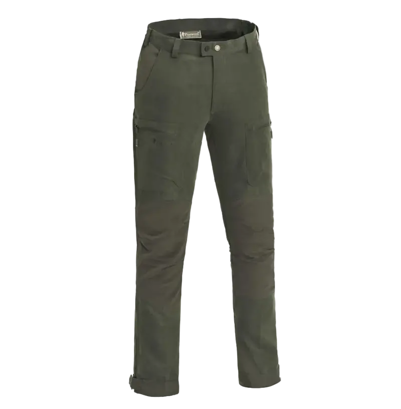 Pinewood Caribou Hunting Pants for Men – Moss Green Durable Fabric