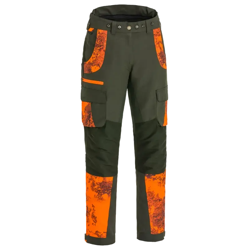 Pinewood Forest Camo Women’s Trousers – Moss Green & Strata, Size 36