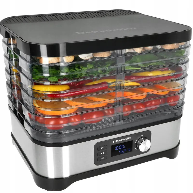 Primaveo FitDry Food Dehydrator – 450W Compact Home Drying System