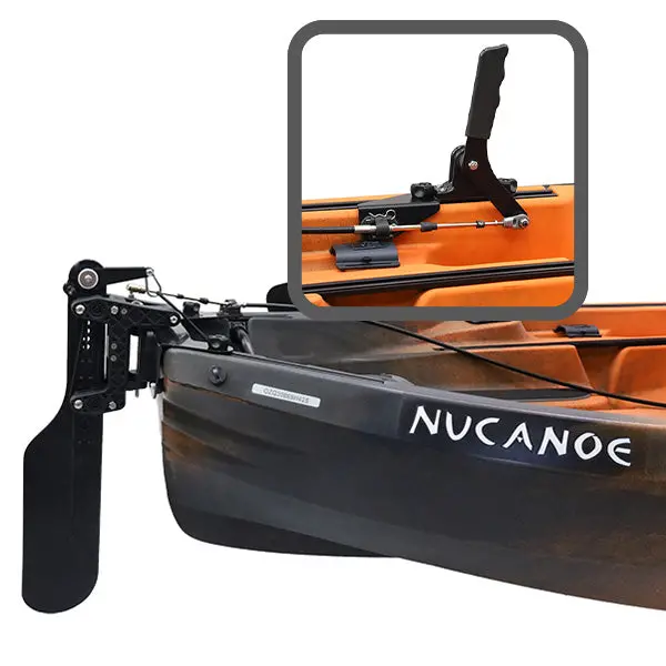 QC Rudder System with Hand Steering – U10-Specific, #7205