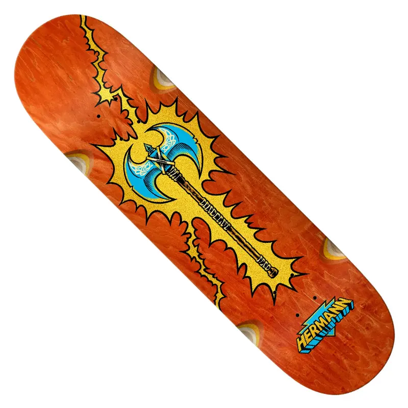 Real Hermann Stene Battle Axe Wheel Wells Skate Deck