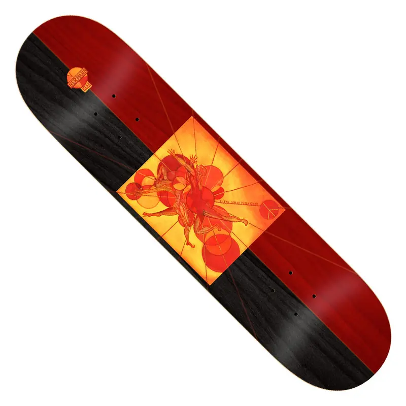 Real Hermann Stene Thousand Sun Illustrated Skate Deck