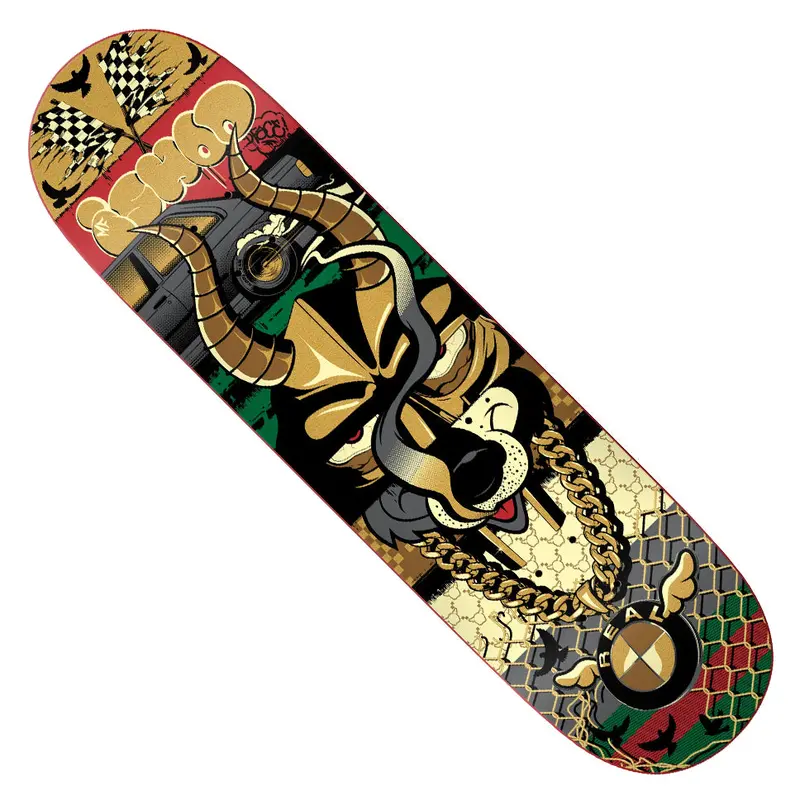 Real Ishod Wair & D Face Collaborative Skateboard Deck