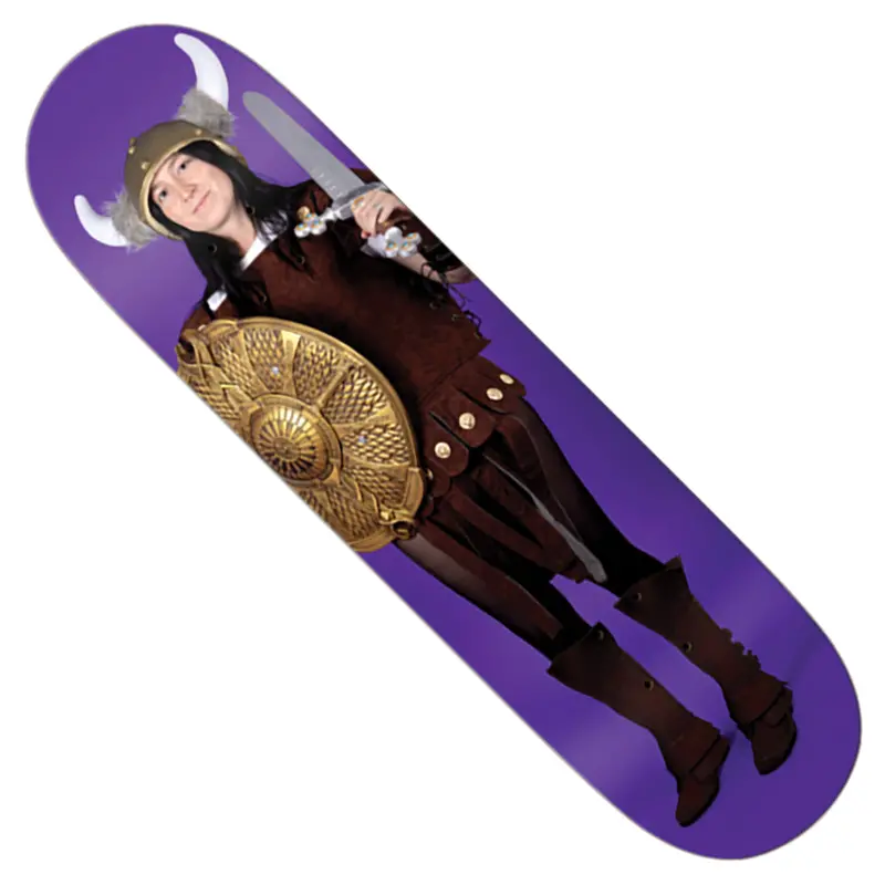 Real Skateboards Nicole Hause Viking Graphic Deck