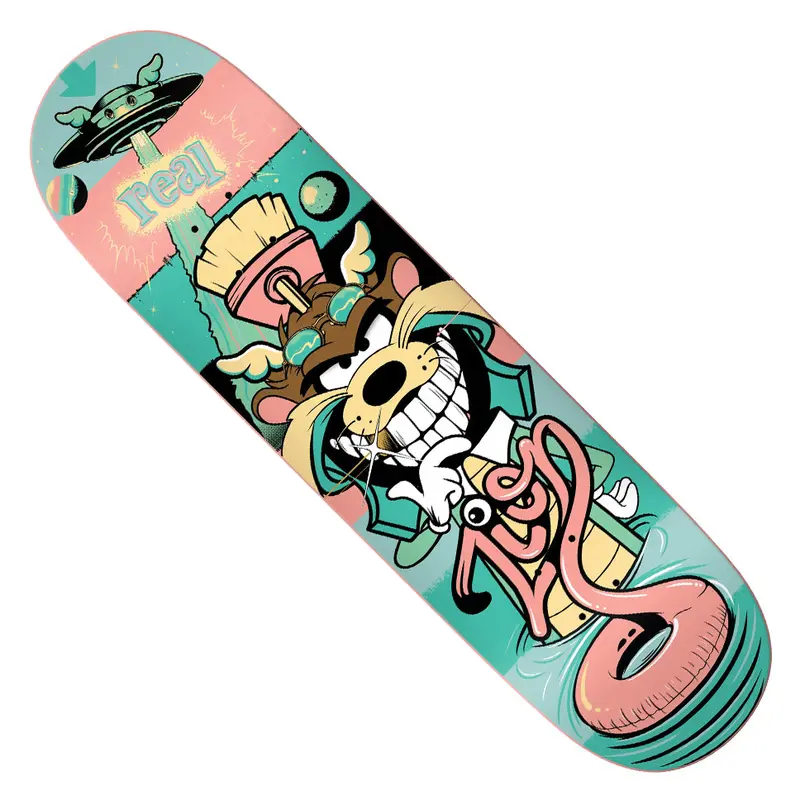 Real Zion Wright x D Face Collaborative Skateboard Deck