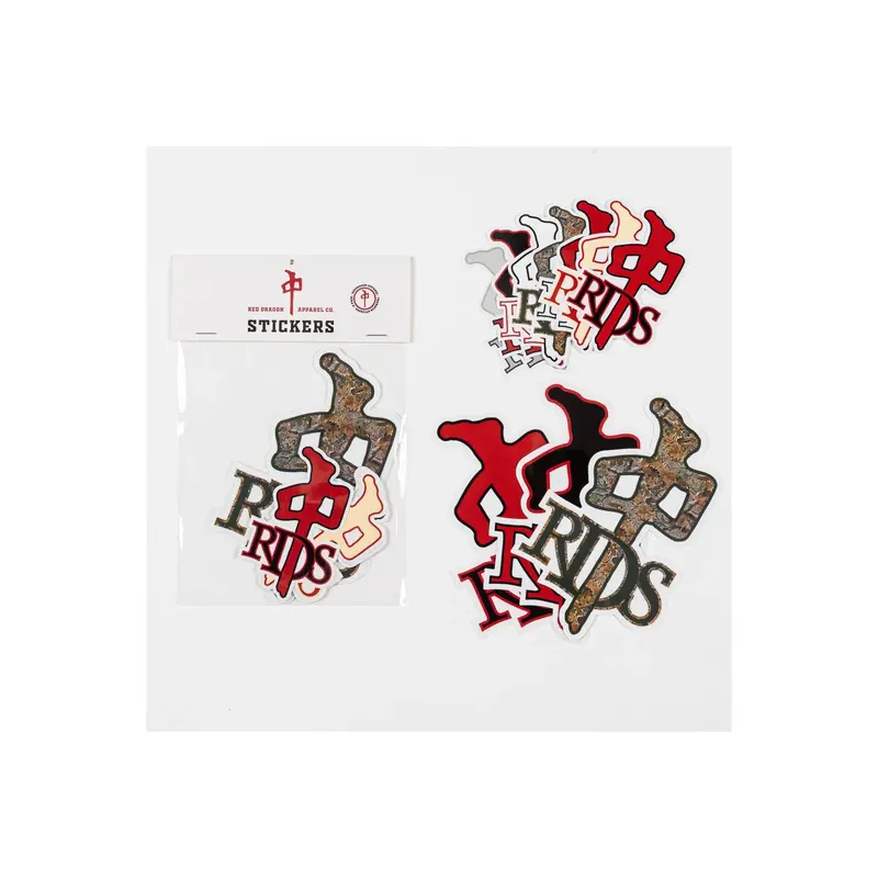 Red Dragon Graphic Sticker Collection