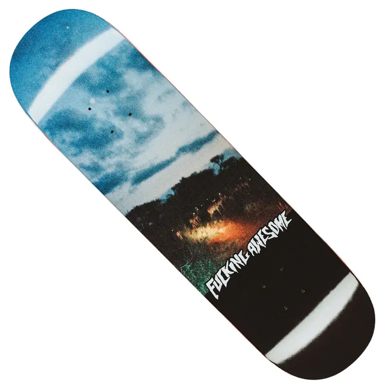 Sage Elsesser Glowing Graphic Skateboard Deck by Fucking Awesome