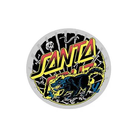 Santa Cruz Kendall Wolf Dot Graphic Sticker