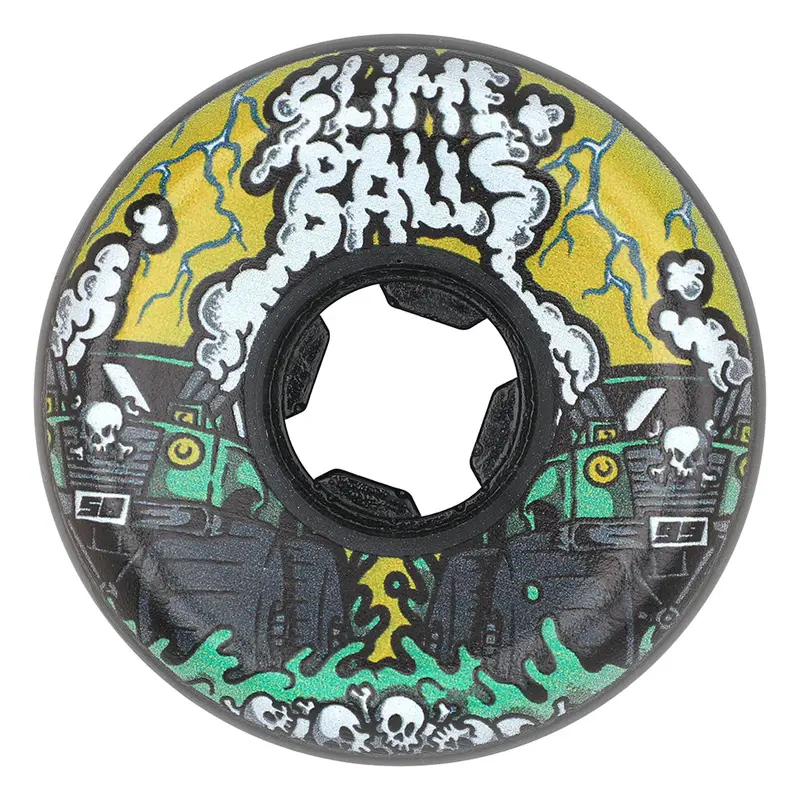 Santa Cruz Slime Balls Accelerator Vomit 99a Skate Wheels