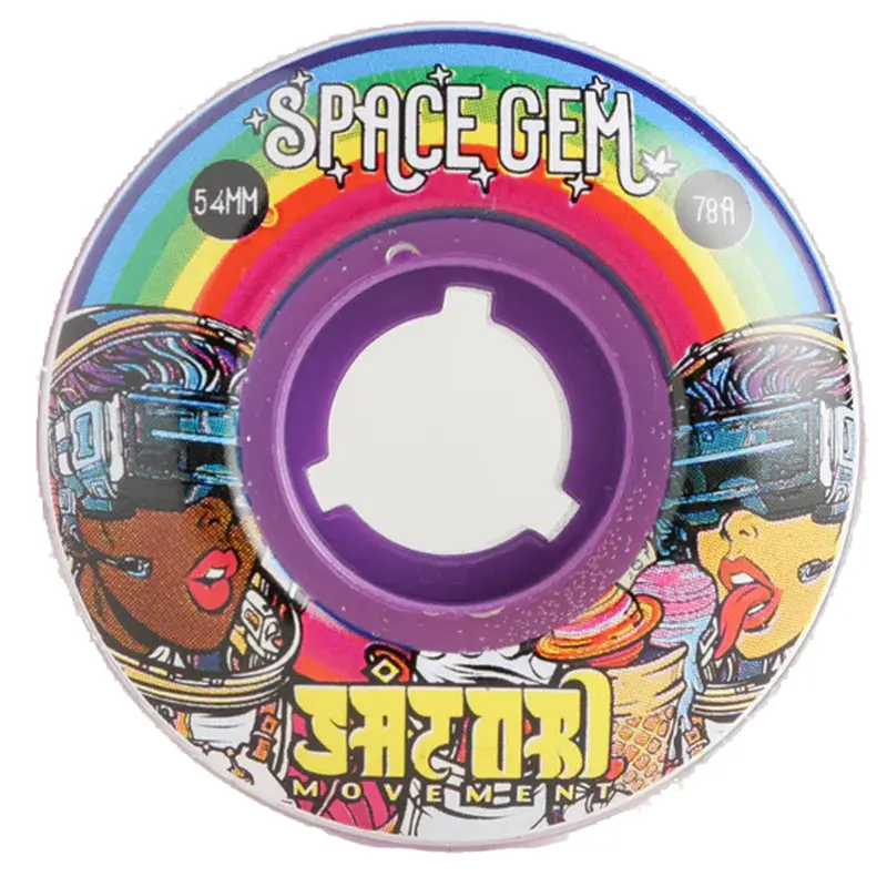 Satori Space Gem Astronaut-Themed Cruiser Wheels (78A)