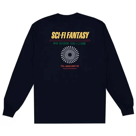 Sci-Fi Fantasy Typeset Long Sleeve Tee