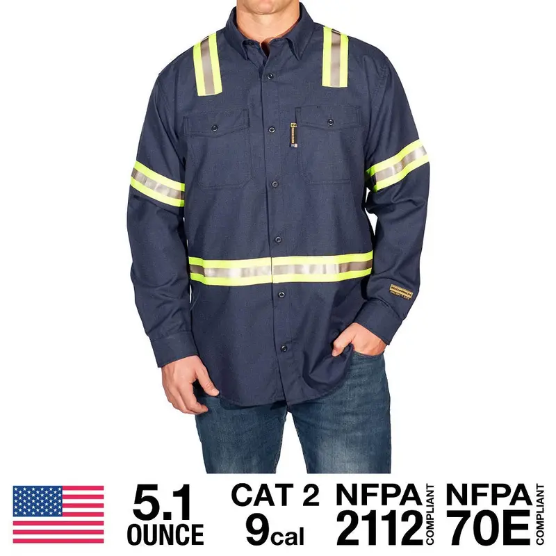“Silver Bullet” Flame-Resistant Shirt with YSY Reflective Trim
