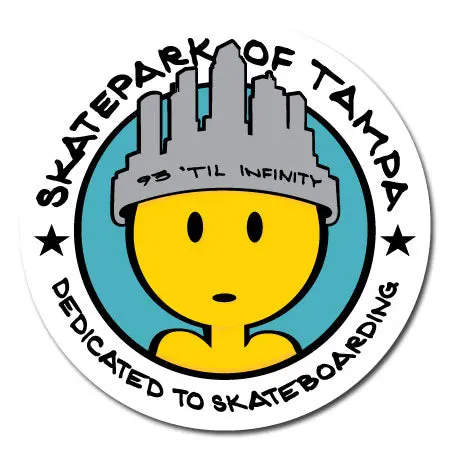 Skatepark of Tampa Dedicated Doughboy 3-Inch Round Sticker