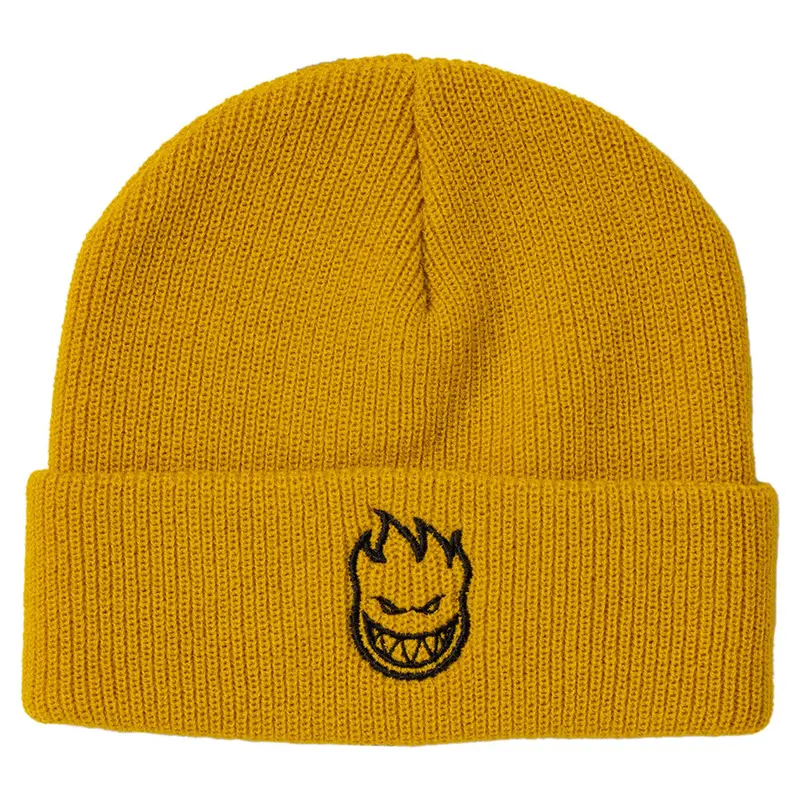 Spitfire Bighead Mustard Knit Beanie