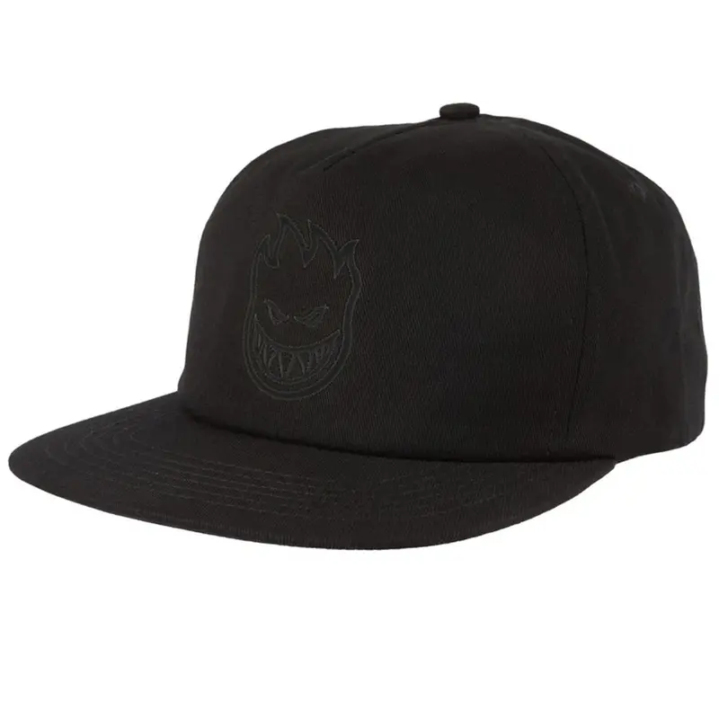 Spitfire Bighead Snapback Hat – Blackout Finish