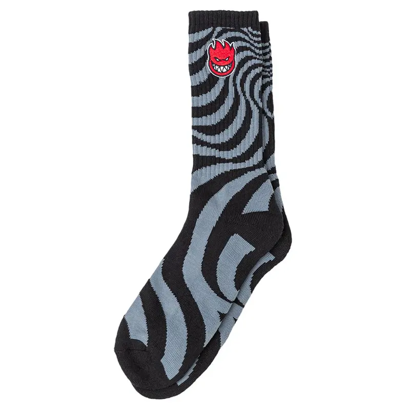 Spitfire Bighead Swirl Design Crew Socks