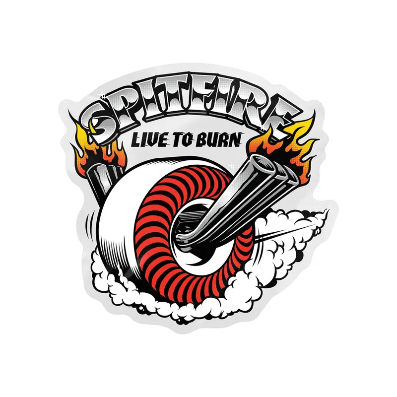 Spitfire Burnout Vinyl Sticker