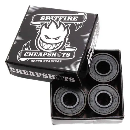 Spitfire Cheapshots Precision Bearings – ABEC-5 Rated for Speed & Stability