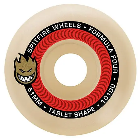 Spitfire Tablets Formula Four 101A Hard Skate Wheels