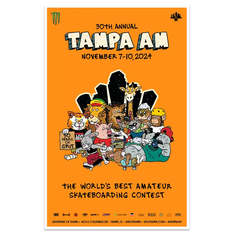 Tampa Am 2024 Limited-Edition Poster