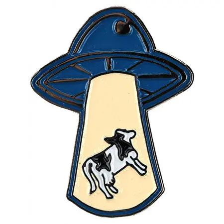 Theories ‘Abduction’ Enamel Lapel Pin