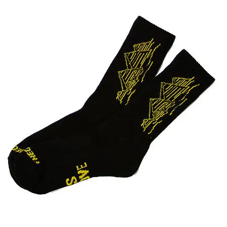 Theories As Above, So Below Patterned Crew Socks