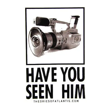 Theories ‘Have You Seen Him?’ Die-Cut Sticker