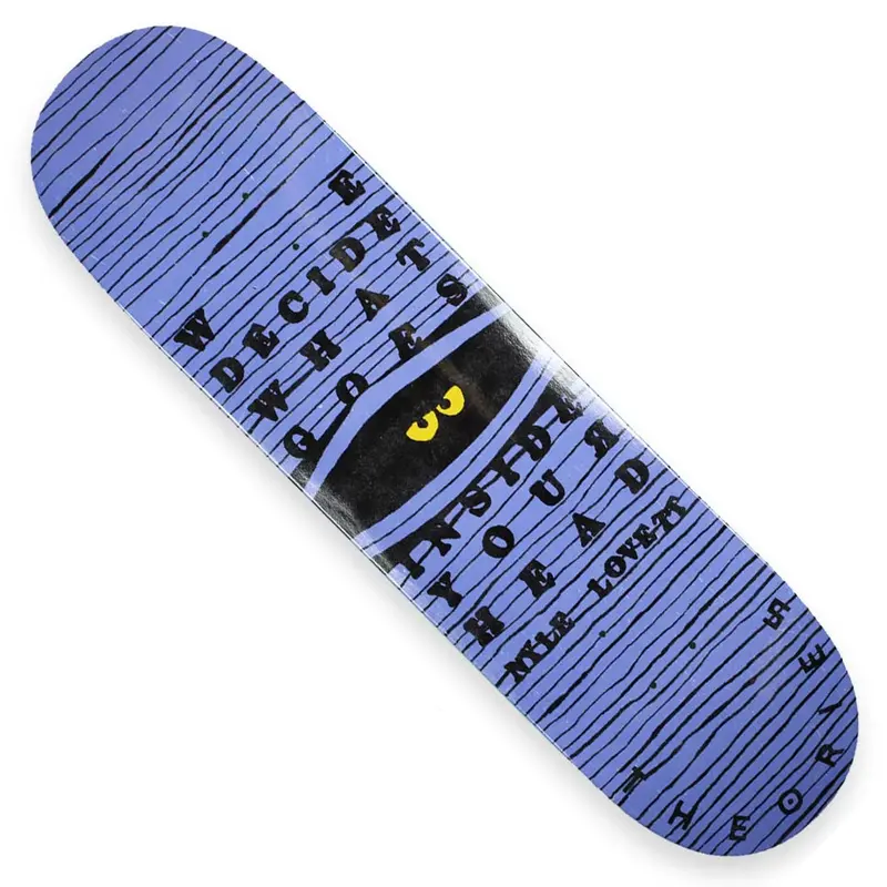Theories Nyle Lovett Inside Your Head Skateboard Deck