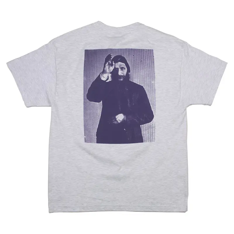 Theories Rasputin Ash T-Shirt – Subtle Tone-on-Tone Print