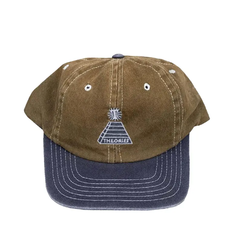 Theories Scribble Embroidered Denim Cap