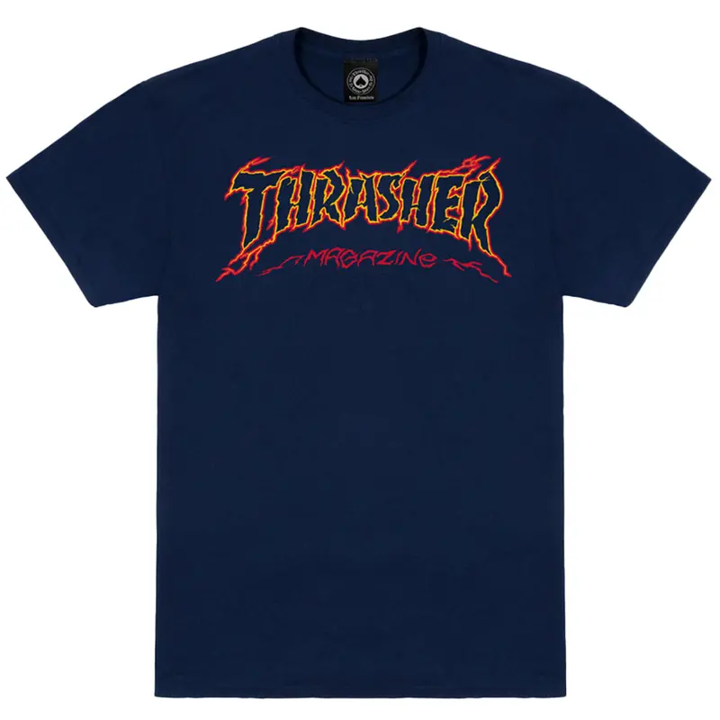 Thrasher Cracked By Exteenager Graphic T-Shirt