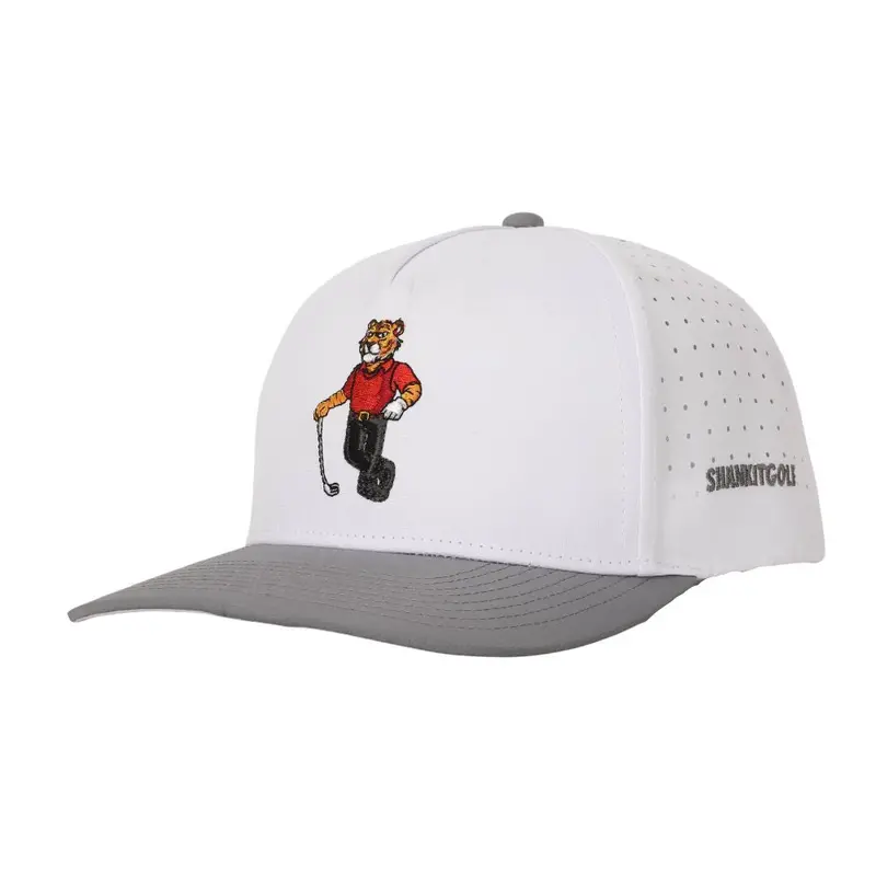 Tiger Gray Performance Golf Hat