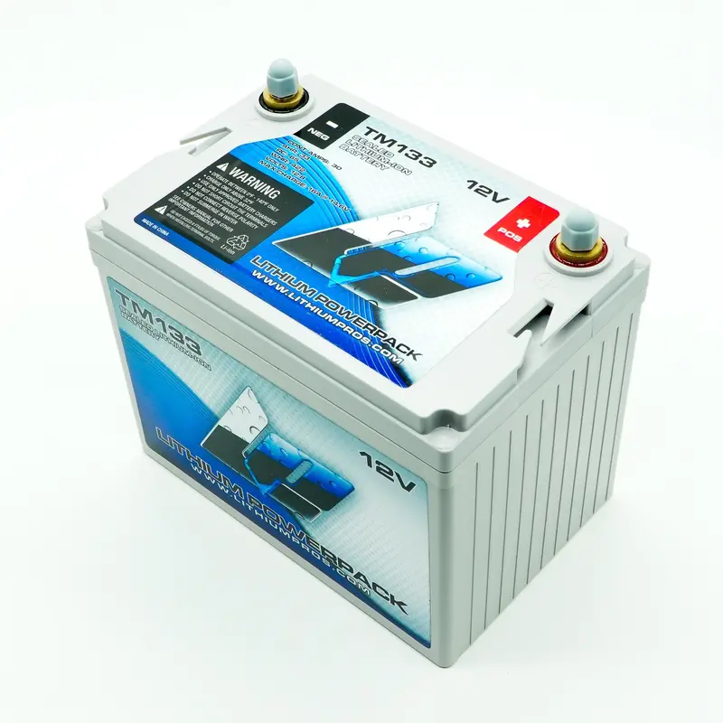 TM133 12.8V 33Ah Lithium-Ion Deep-Cycle Battery for Marine Use