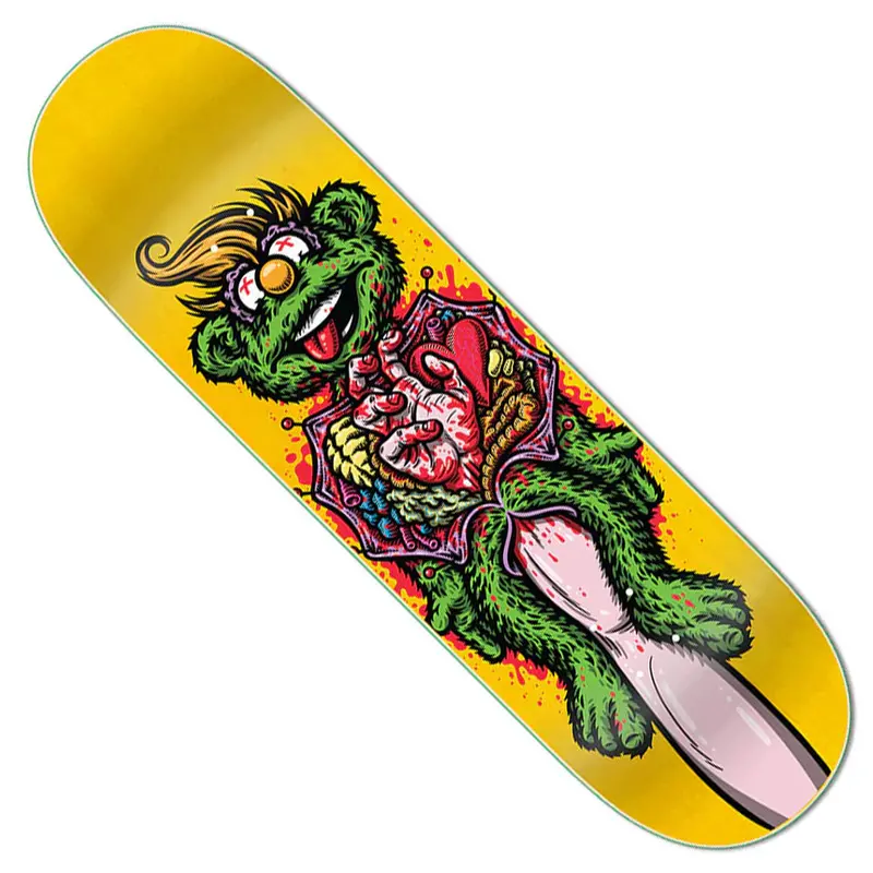 Todd Bratrud x Strangelove Yellow Painted Hand Puppet Deck