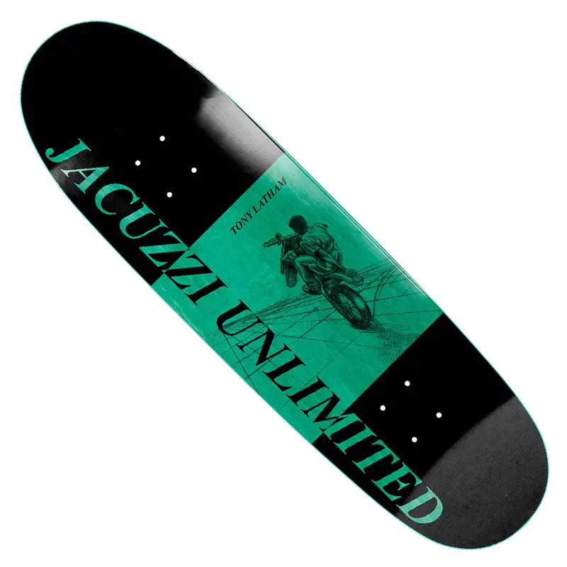 Tony Latham Jacuzzi Unlimited Dirtbike EX7 Custom Skateboard Deck