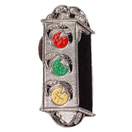 Traffic Skateboards Light Crest Enamel Lapel Pin