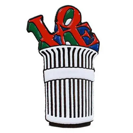 Traffic Skateboards Parks and Rec Love Park Enamel Pin