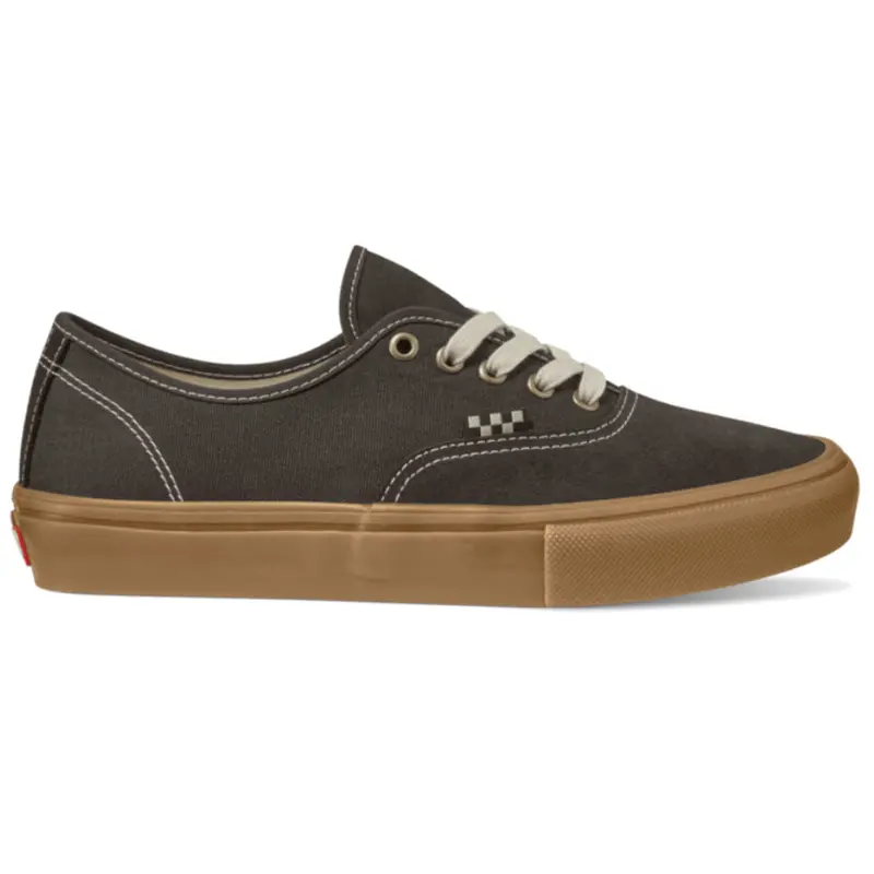 Vans Authentic Skate Shoes – Brown with Gum Sole