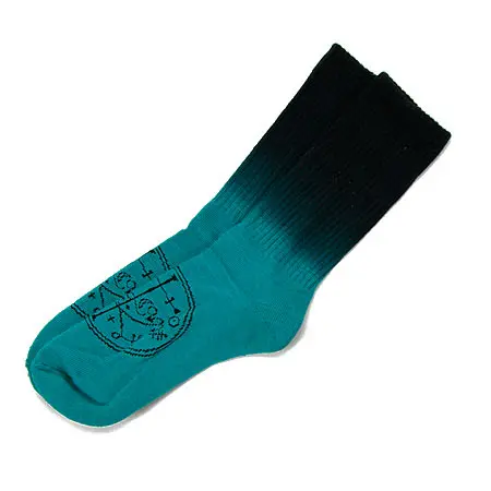 Welcome Skateboards ‘Sigel’ Dip-Dyed Cotton Crew Socks