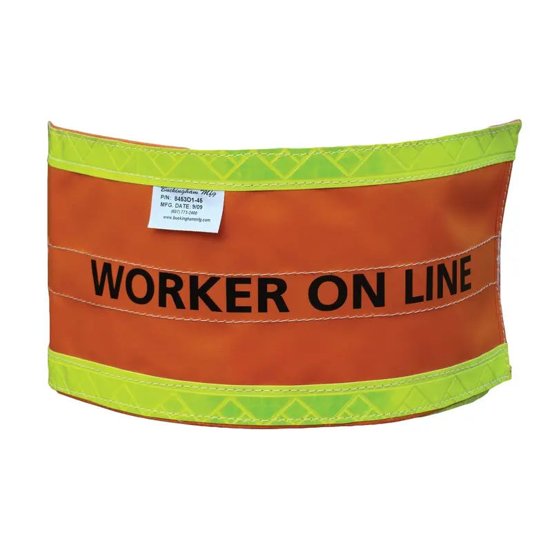 Worker-On-Line Marker Flag – 45-Degree Angle, Model 8453O1-45
