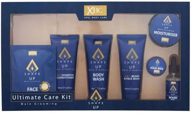 XPEL Shape UP Beard & Body 7-in-1 Kit – Multi-Function Grooming Bundle