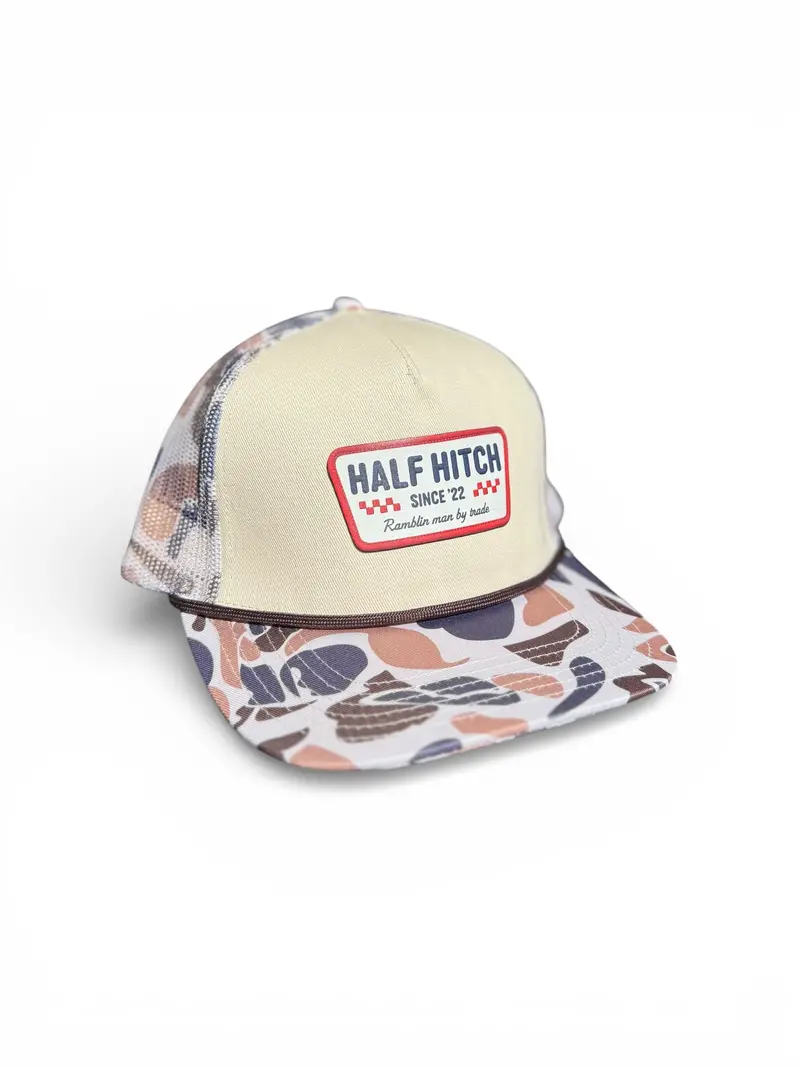 Youth Duck Camo Retro Logo Baseball Cap
