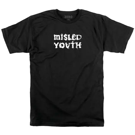 Zero Misled Font Retro-Inspired Tee