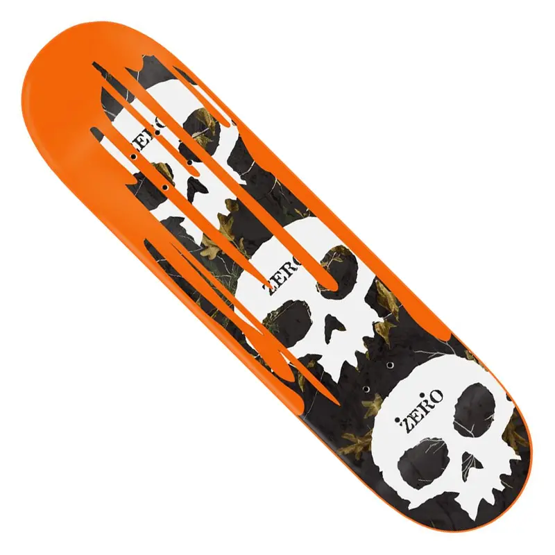 Zero Realtree Triple Skull Blood Skate Deck