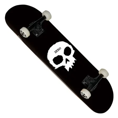 Zero Single Skull Complete Skateboard Deck