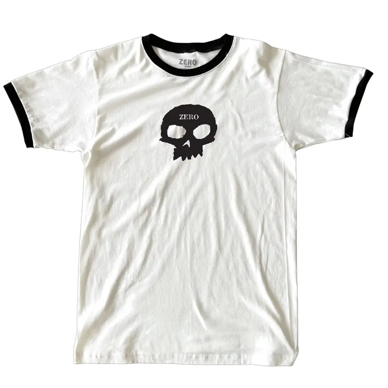 Zero Single Skull Ringer Graphic T-Shirt