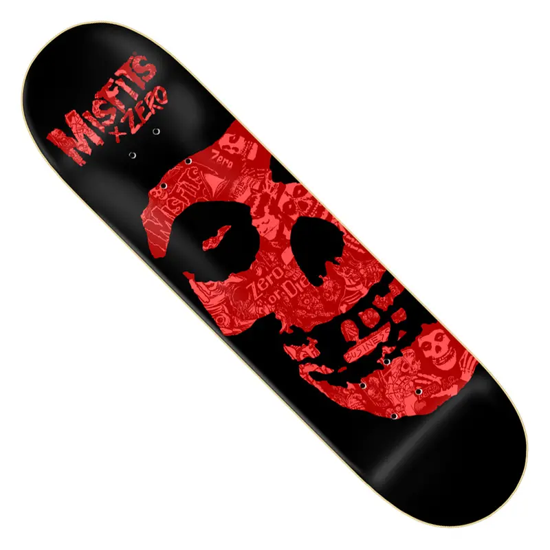 Zero x Misfits Collage Skateboard Deck
