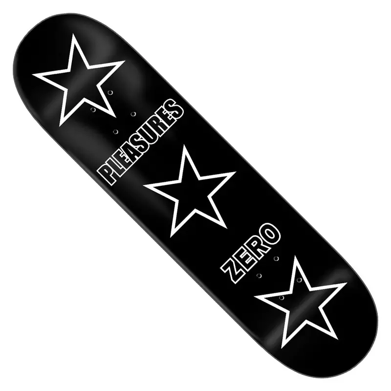 Zero x Pleasures Skull-Print Skate Deck