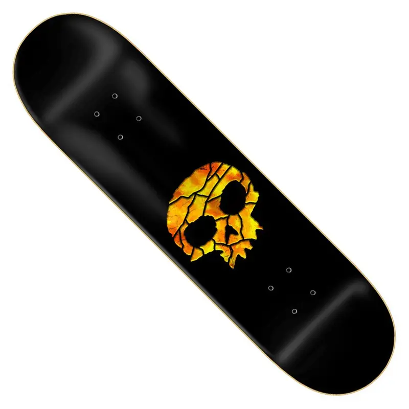 Zero Yellow Stained Glass Art Skate Deck